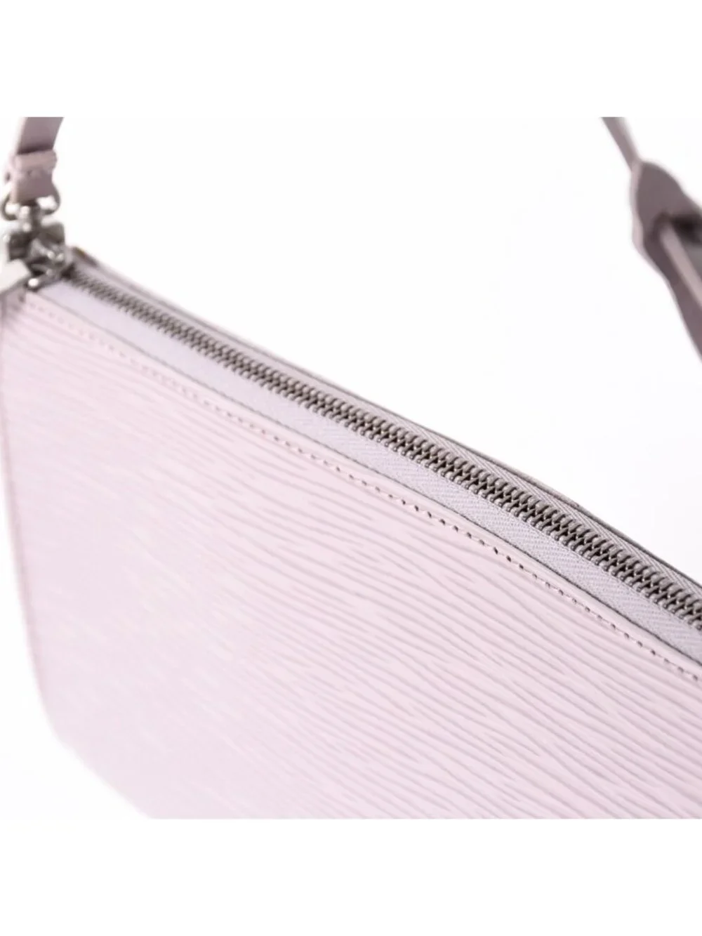 Louis Vuitton Pochette Accessoires Pouch Epi Lavender Silver